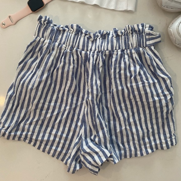 StreetWear Society Blue&White Stripped Shorts - Picture 2 of 2